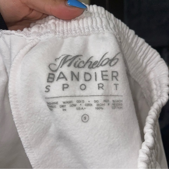 Michelob ULTRA x BANDIER | SET! NWOT! Tee Shirt + Shorts Size: S/M - Picture 4 of 4
